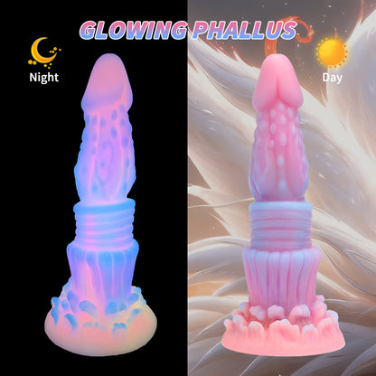 Realistic glow-in-the-dark alien dildo