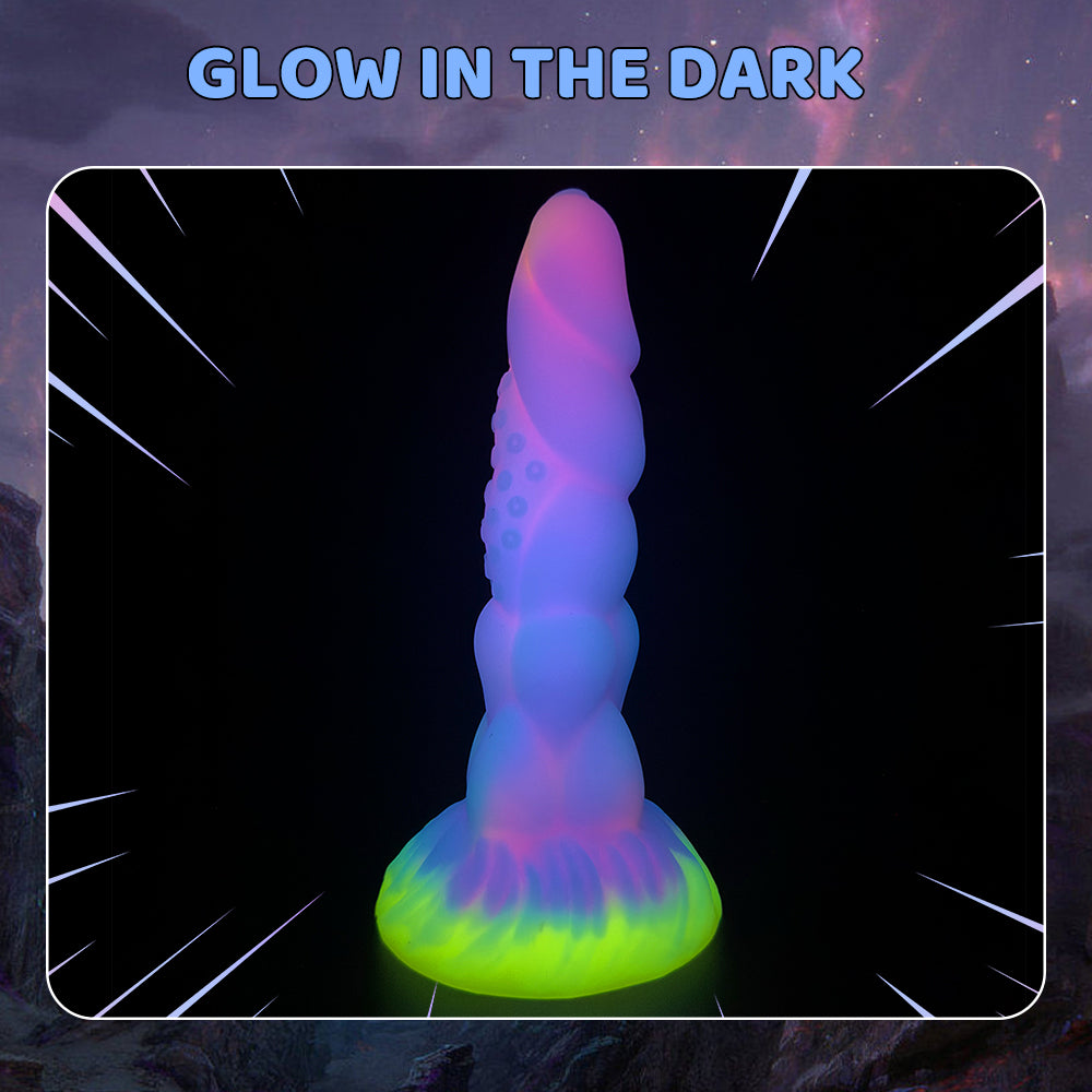 Realistic glow-in-the-dark alien bug dildo