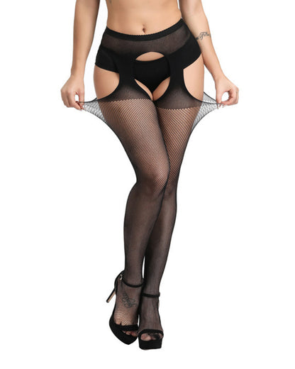 Women Fishnet Thigh-High Stockings Tights Suspender Pantyhose Stockings for Women Girls