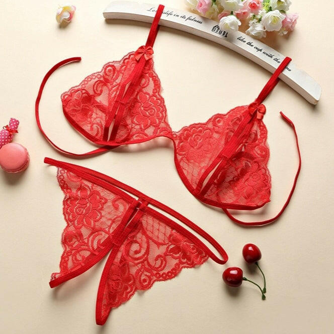 Sexy Lingerie for Women Naughty for Sex Two Piece Sexy Bra and Panty Sets See Through Sexy Boudoir Outfits Sleepwear