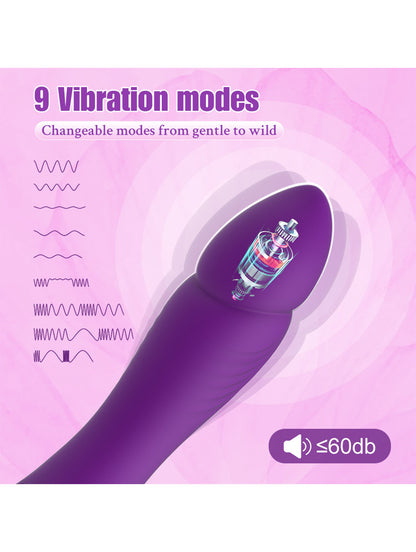 Adult Toys Vibration Stick with 9 Vibration+5 Inflatable Mode