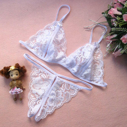 Sexy Lingerie for Women Naughty for Sex Two Piece Sexy Bra and Panty Sets See Through Sexy Boudoir Outfits Sleepwear