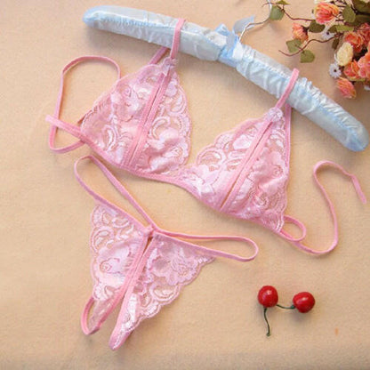 Sexy Lingerie for Women Naughty for Sex Two Piece Sexy Bra and Panty Sets See Through Sexy Boudoir Outfits Sleepwear