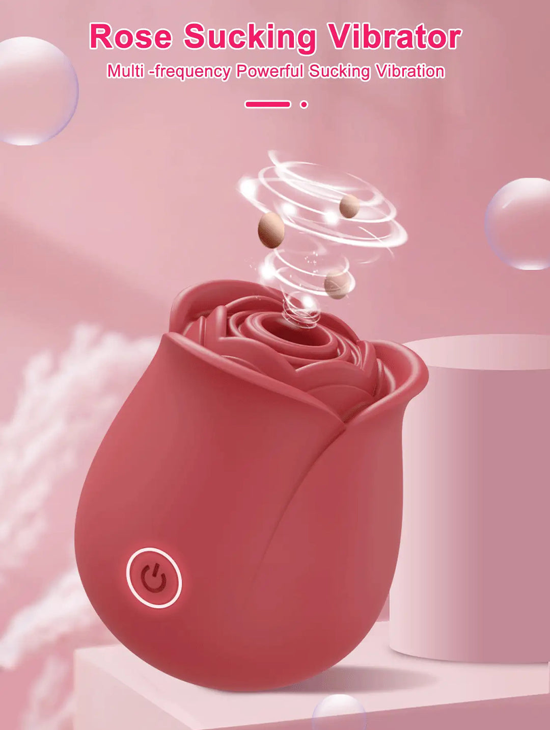 10 Vibration & Sucking Modes Rose Vibrators