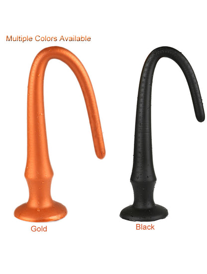 Ultra Long Flexible Silicone Anal Plug - Super Long Butt Plug for Deep Massage Stimulation