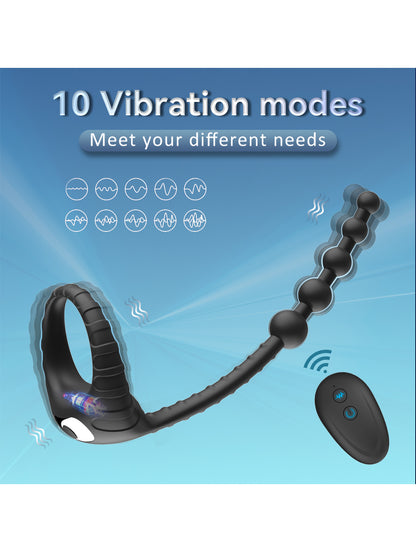 Adult toy 10 vibration mode Cock Ring wireless remote control