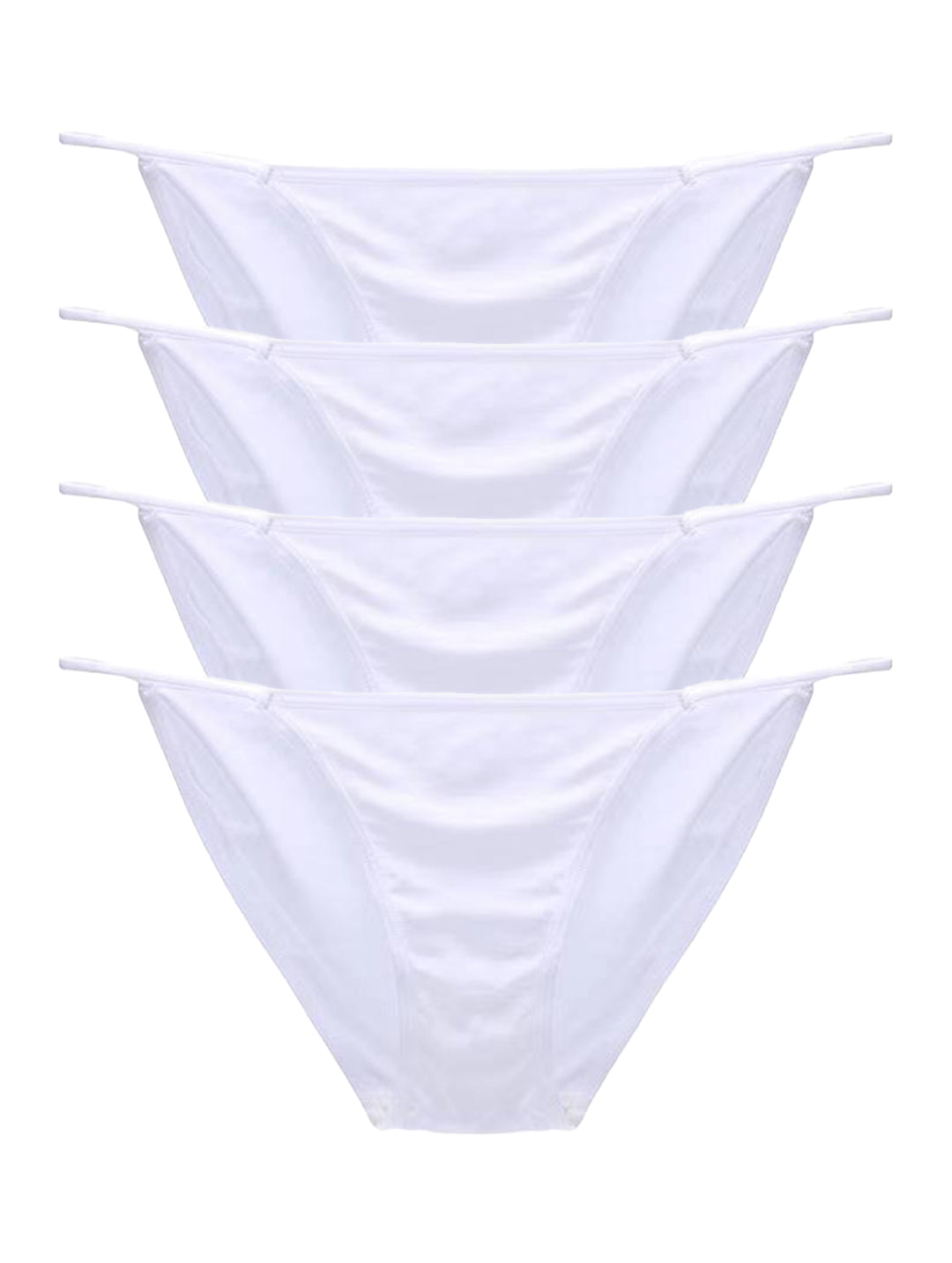 4-Pack Women's Low-Rise Modal String Bikini Thong