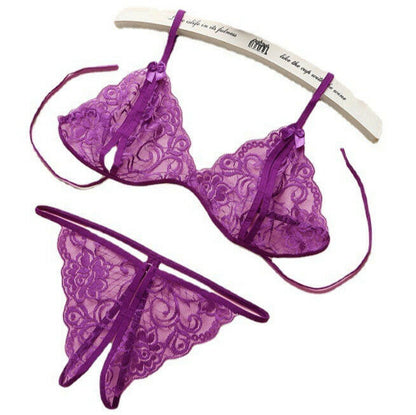 Sexy Lingerie for Women Naughty for Sex Two Piece Sexy Bra and Panty Sets See Through Sexy Boudoir Outfits Sleepwear