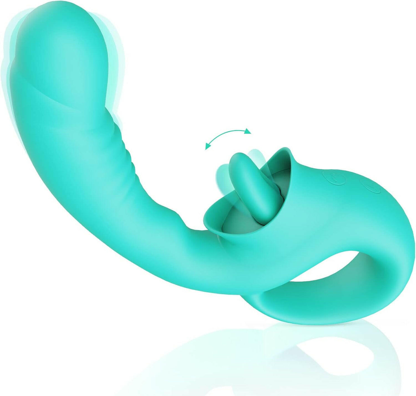 Adult toy clitoris nipple G-spot vibrator-10 vibration+tongue lick frequency