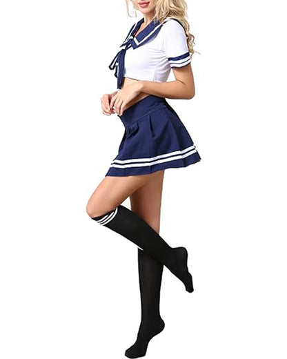 Women Lingerie Schoolgirls Outfit Lingerie Roleplay Cosplay Sailor Costumes