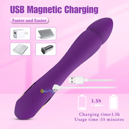 Adult Toys Vibration Stick with 9 Vibration+5 Inflatable Mode