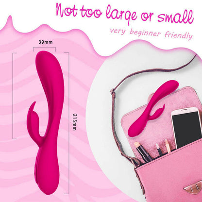 Adult toy tongue lick+vibration rabbit vibrator dual motor 10 mode