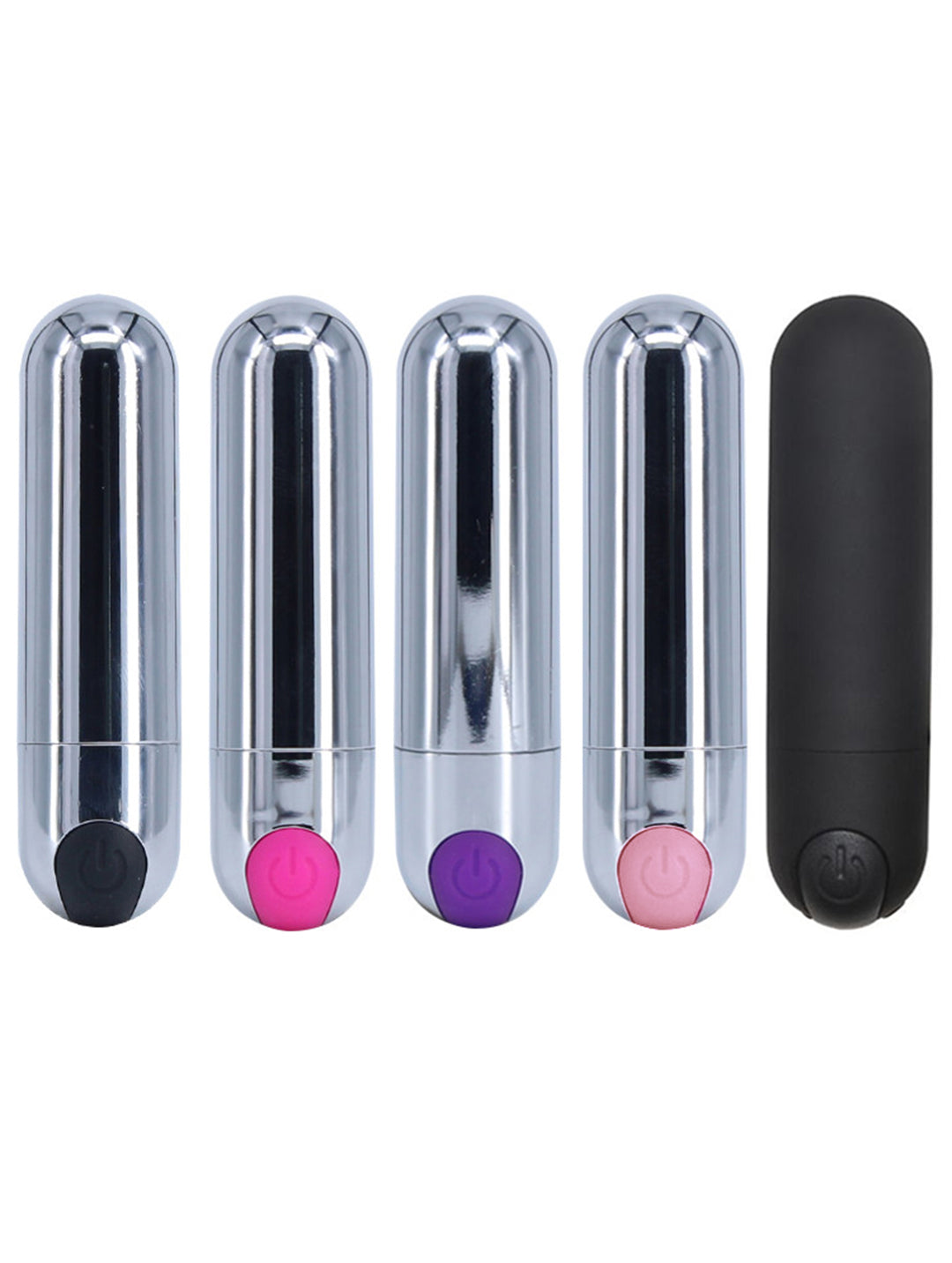 Adult toy Mini Bullet Vibrator 10 Vibration Modes，silver bullet sex toy