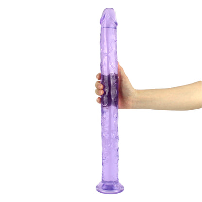 TPE Material Skinny Long Dildo - 45cm/17 Inch Suction Cup Dildo