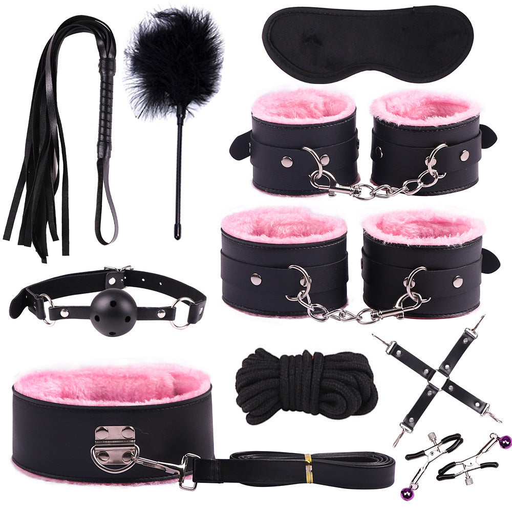 bdsm rope bdsm harness sex restraints  bed restraints sex heavy fetish fetish heavy bondage set bondage sets pink bondage set