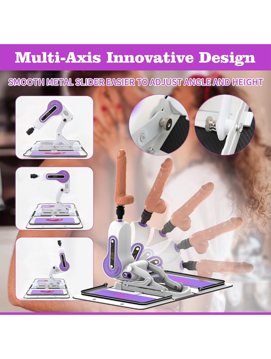 Buy Sex Machine, Sexobot with 90-degree adjustment feature for versatile positioning