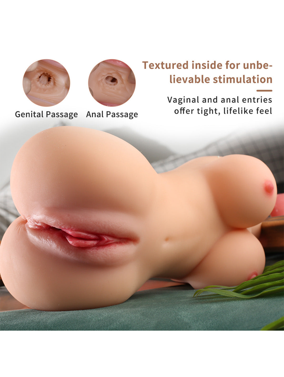 Mini sex dolls designed for both vaginal and anal pleasure