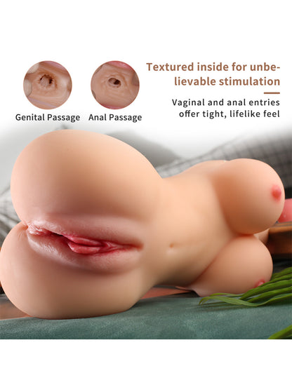 Mini sex dolls designed for both vaginal and anal pleasure