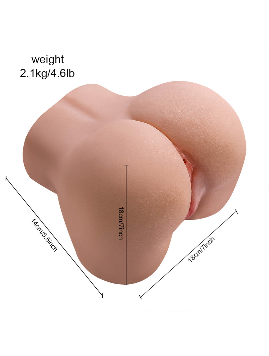 Discreet packaging for pocket pussy male sex toys and big ass dolls