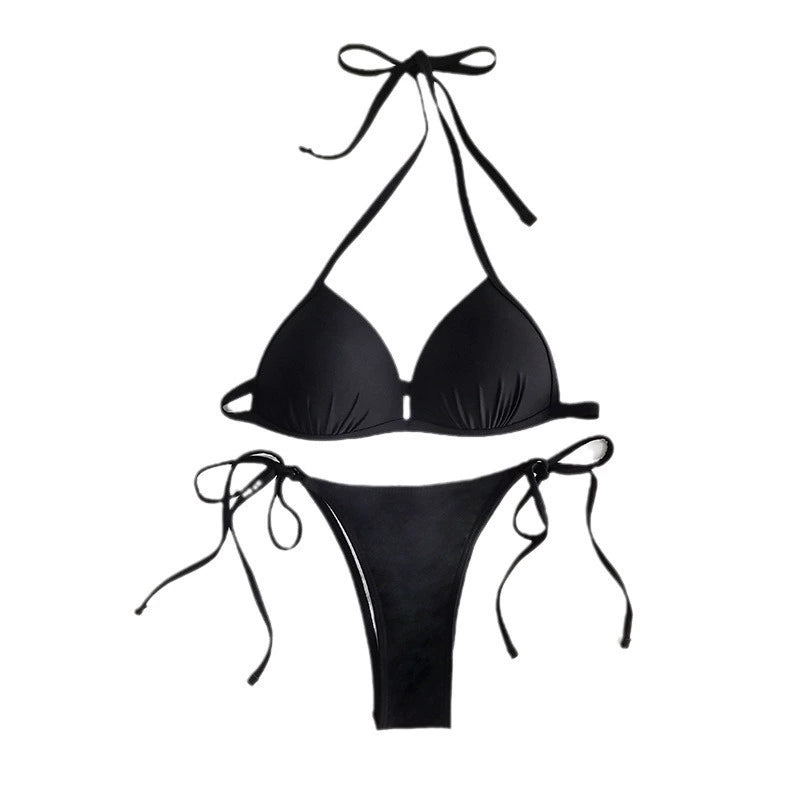 Scrunched Push-Up Bikini Set | Sexy Triangle Bikini for Women