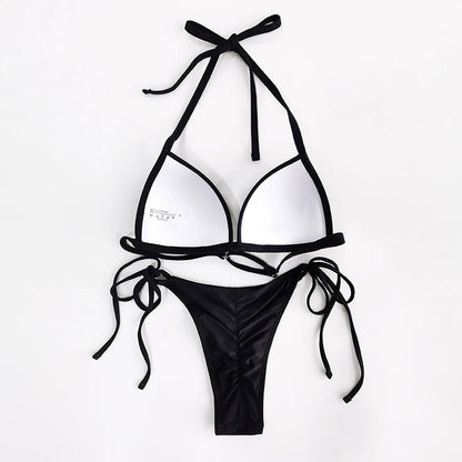 Scrunched Push-Up Bikini Set | Sexy Triangle Bikini for Women