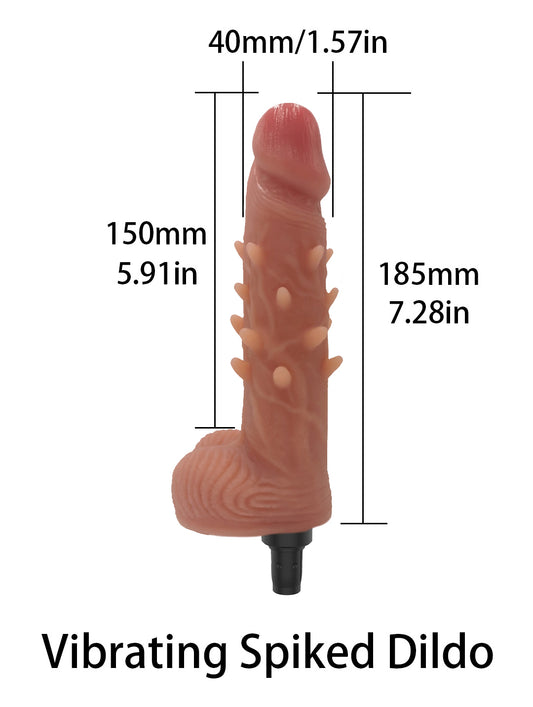 Vibrating Spiked Dildo, an exciting attachment for the Buy Sex Machine and Sexobot X8.